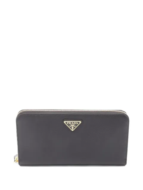 Prada Pre-Owned 2020s Saffiano-leather zip wallet