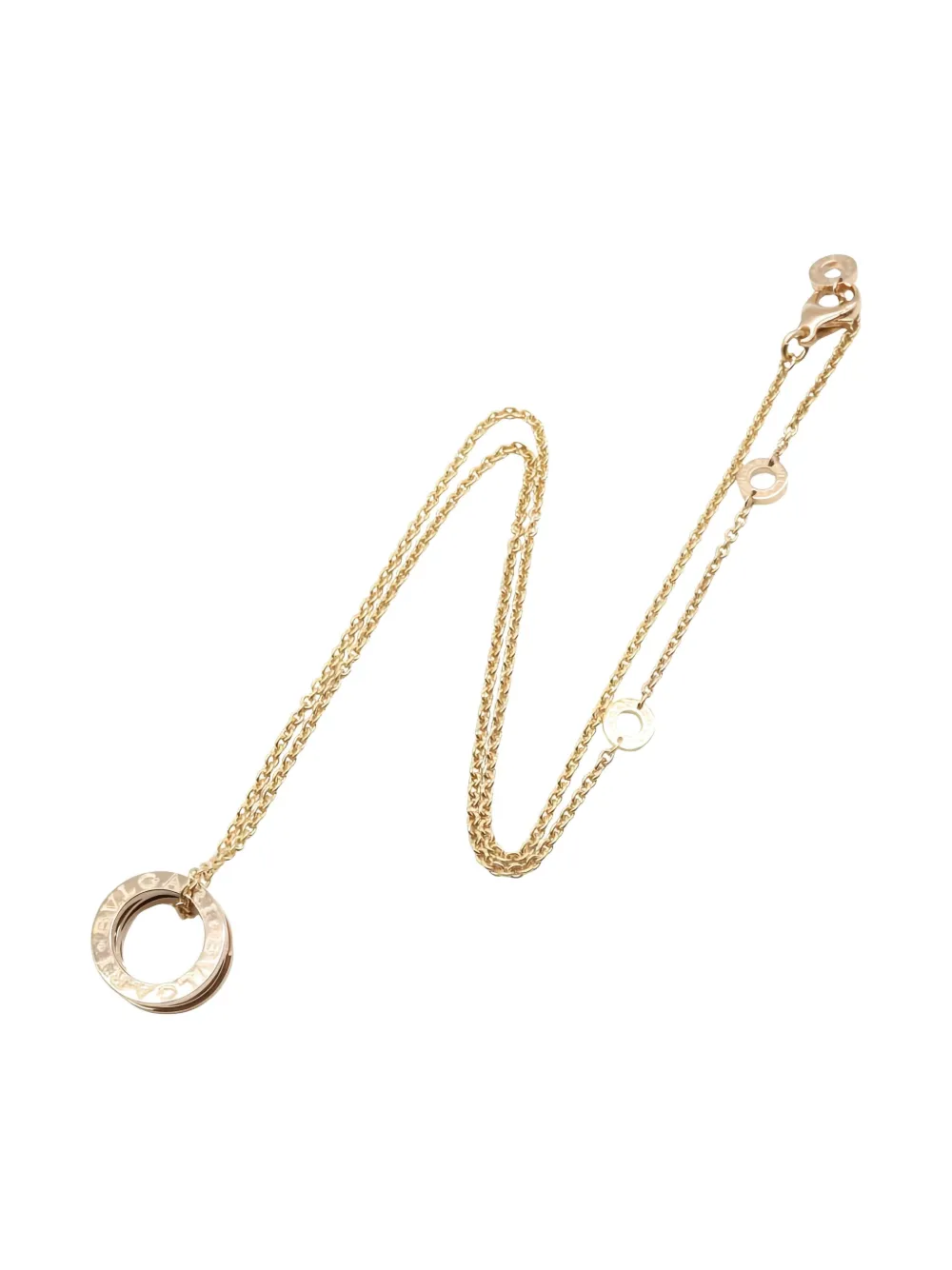 Bvlgari Pre-Owned 2010s 18K rose gold B-zero1 necklace | Men | Image 2