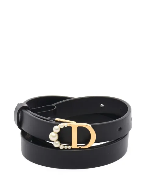 Christian Dior Pre-Owned cinturón con logo CD 2020
