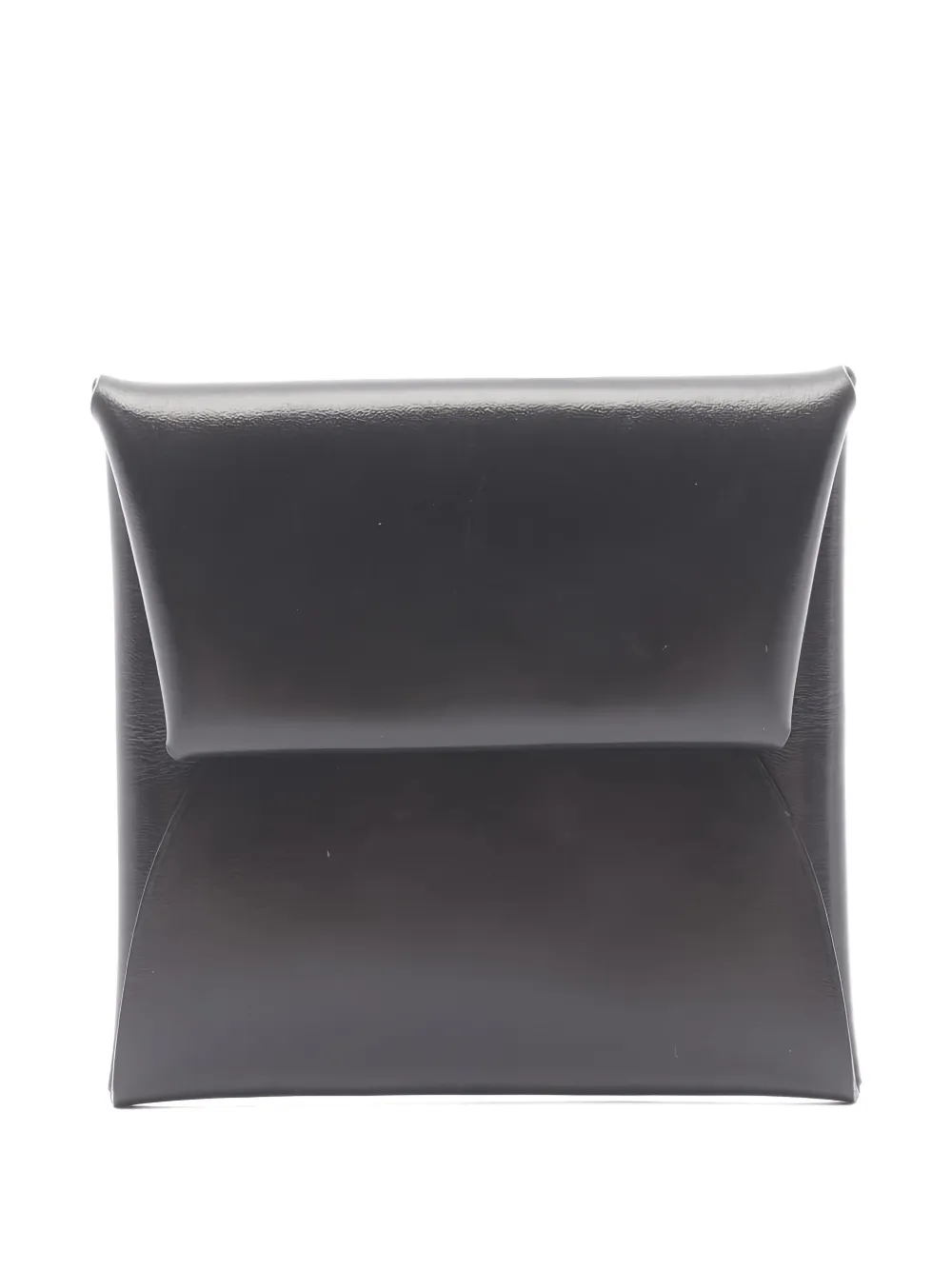 Pre-owned Hermes 2023 Bastia Coin Purse In Black