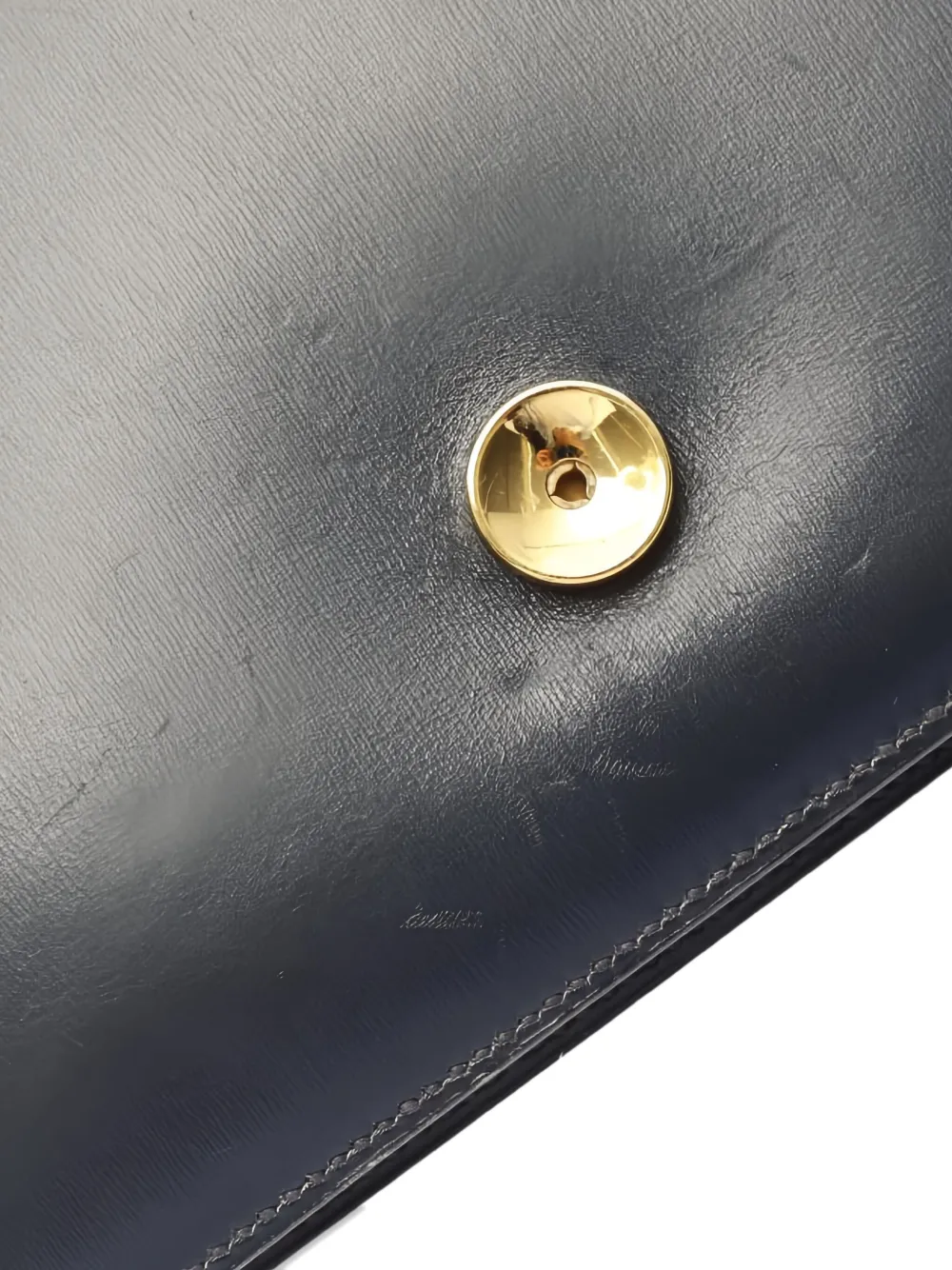 Pre-owned Hermes 1986 'h' Hardware Shoulder Bag In Blue
