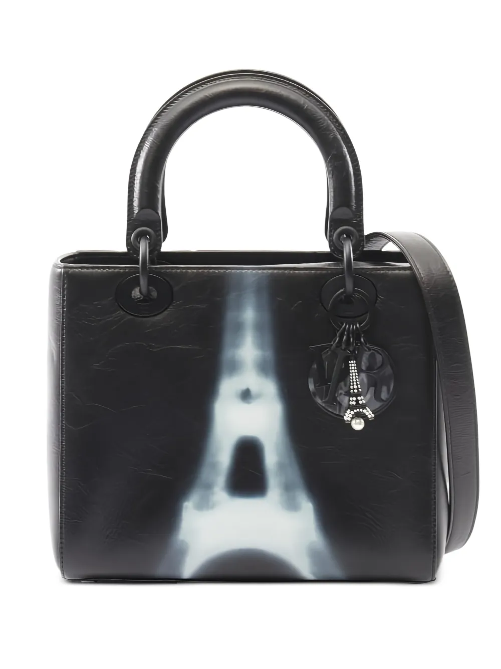 Christian Dior Pre-Owned 2010s レディ ディオール ハンドバッグ - ブラック Christian Dior Pre-Owned 2010s レディ ディオール ハンドバッグ - ブラック