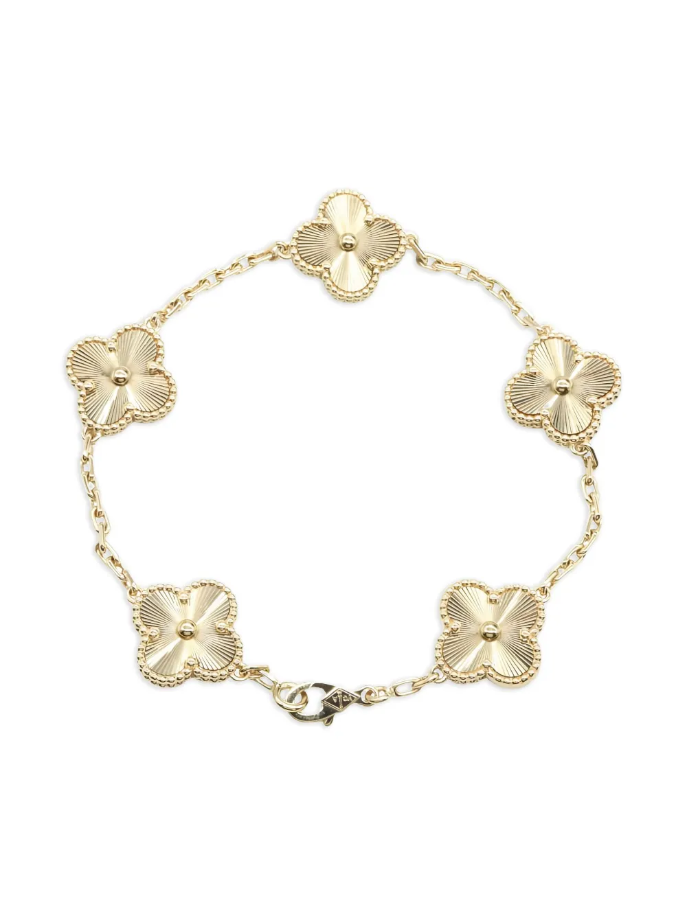 Van Cleef & Arpels Pre-Owned 2010s Alhambra ブレスレット 18Kイエローゴールド -