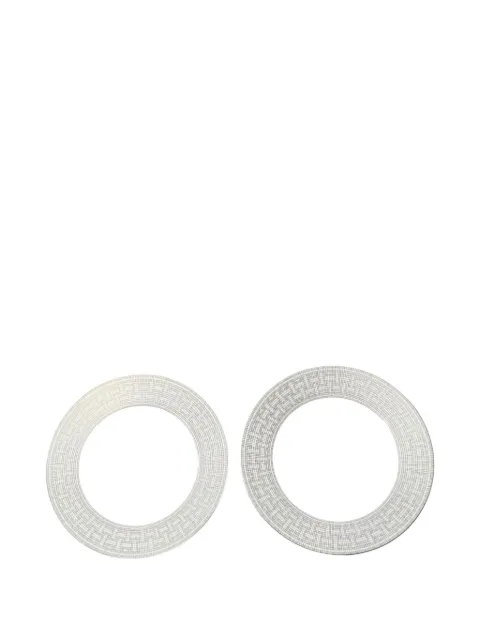 Hermès Pre-Owned 2020s Mosaïque au 24 dinner plates (set of two)