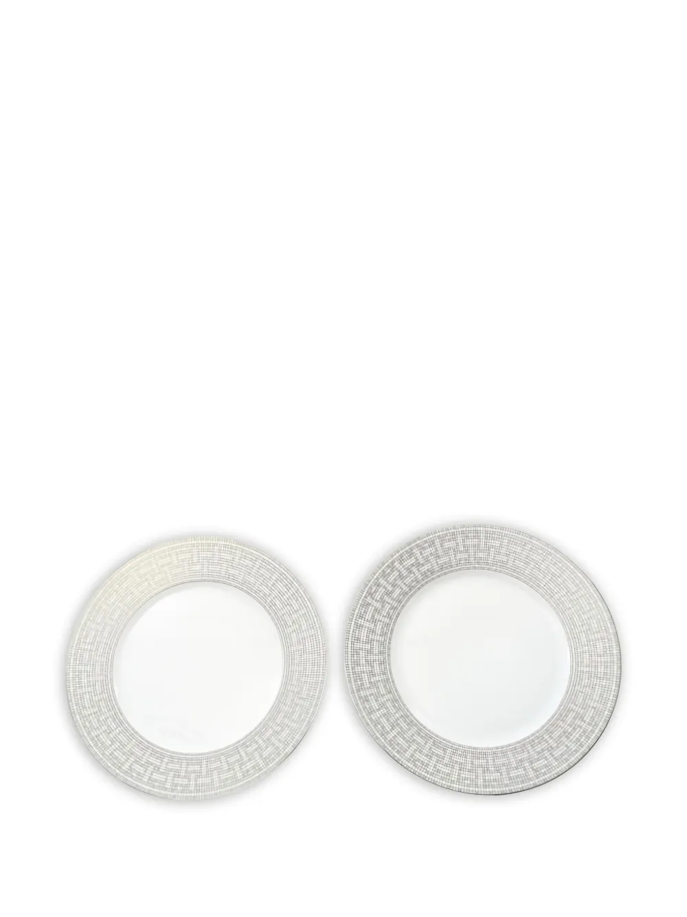 Hermès Pre-Owned set de dos platos Mosaïque au 24 2020 | blanco | Image 1