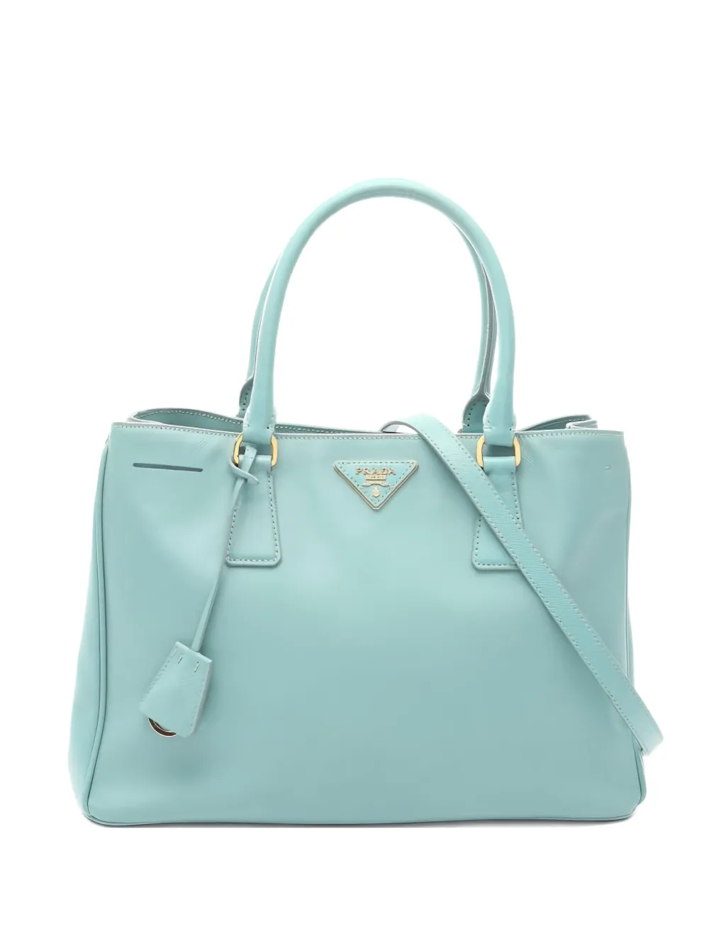 Prada Pre-Owned 2000s サフィアーノレザー ガレリア ハンドバッグ - ブルー Prada Pre-Owned 2000s サフィアーノレザー ガレリア ハンドバッグ - ブルー