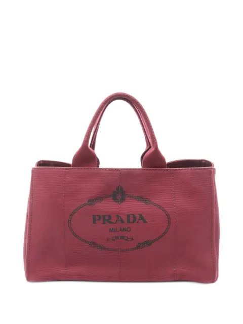 Prada Pre-Owned tote con parche del logo 2000
