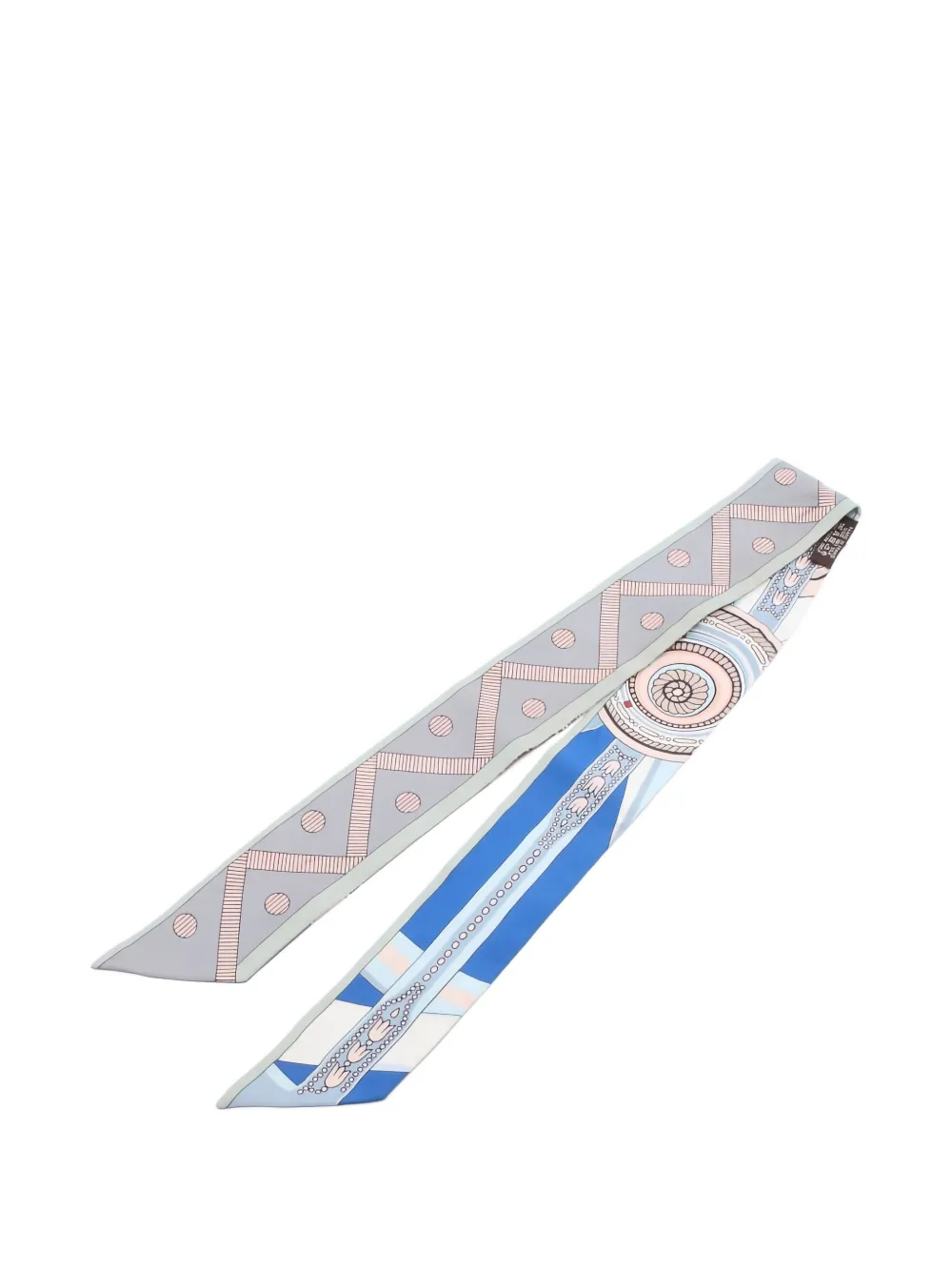 Hermès Pre-Owned 2000s printed ribbon scarf | Image 2