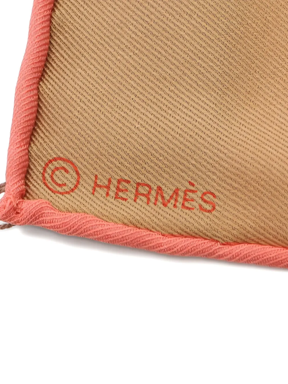 Hermès Pre-Owned mascada de seda Mega Pois carres 70 2020 | Image 2