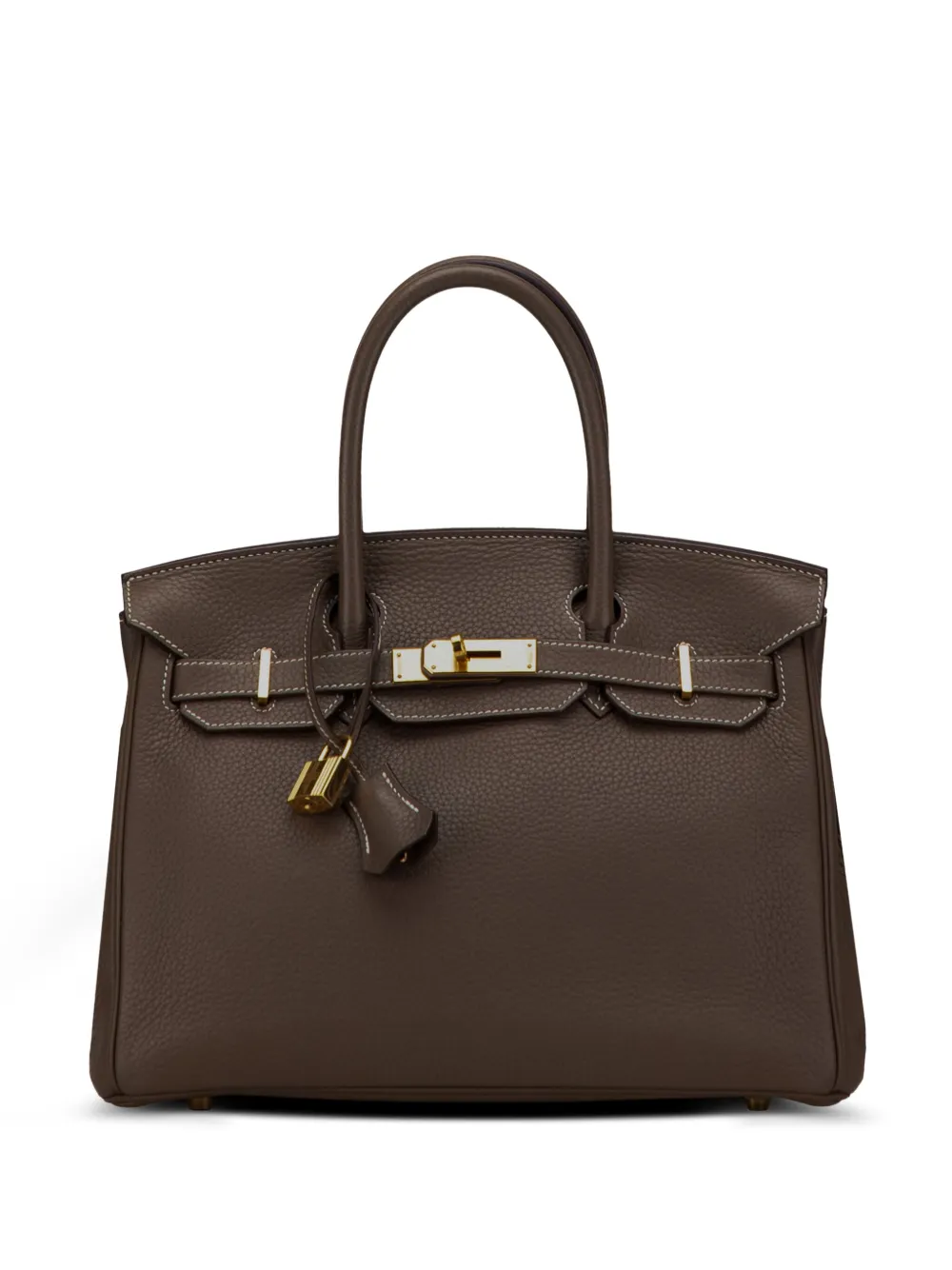 Hermès Pre-Owned 2015 Togo Birkin Retourne 30 handbag | Brown | Image 1
