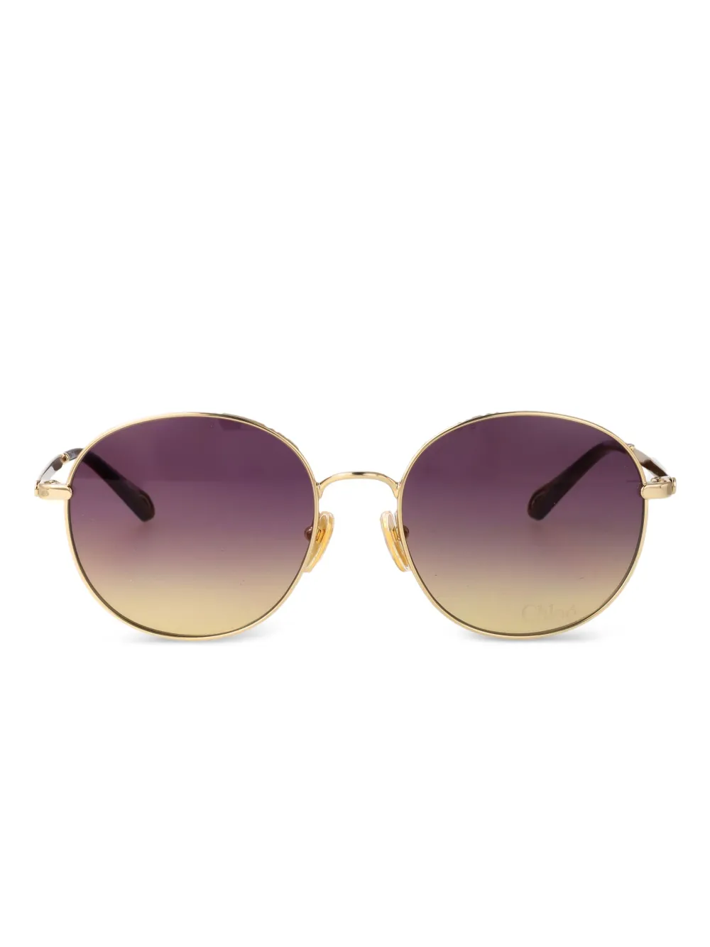 Chloé Eyewear round-frame sunglasses - Oro