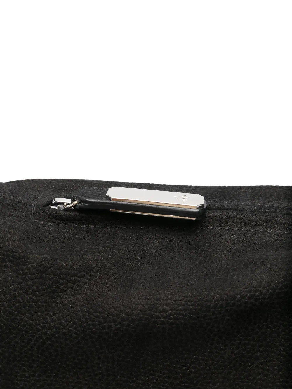 Hags Leather Tote Bag In Black