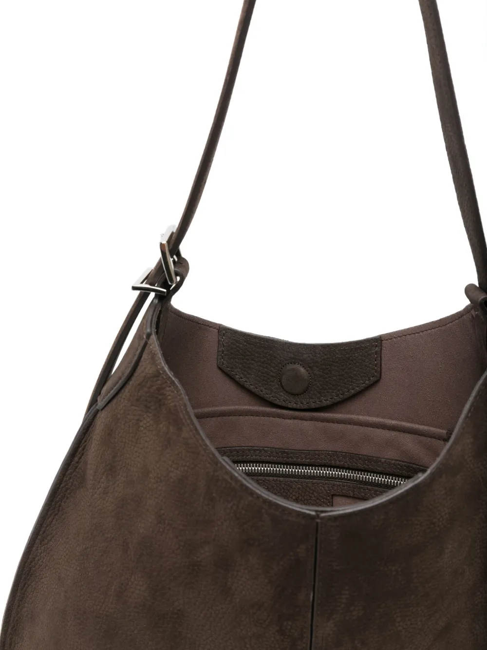 Hags Leather Shoulder Bag In Brown