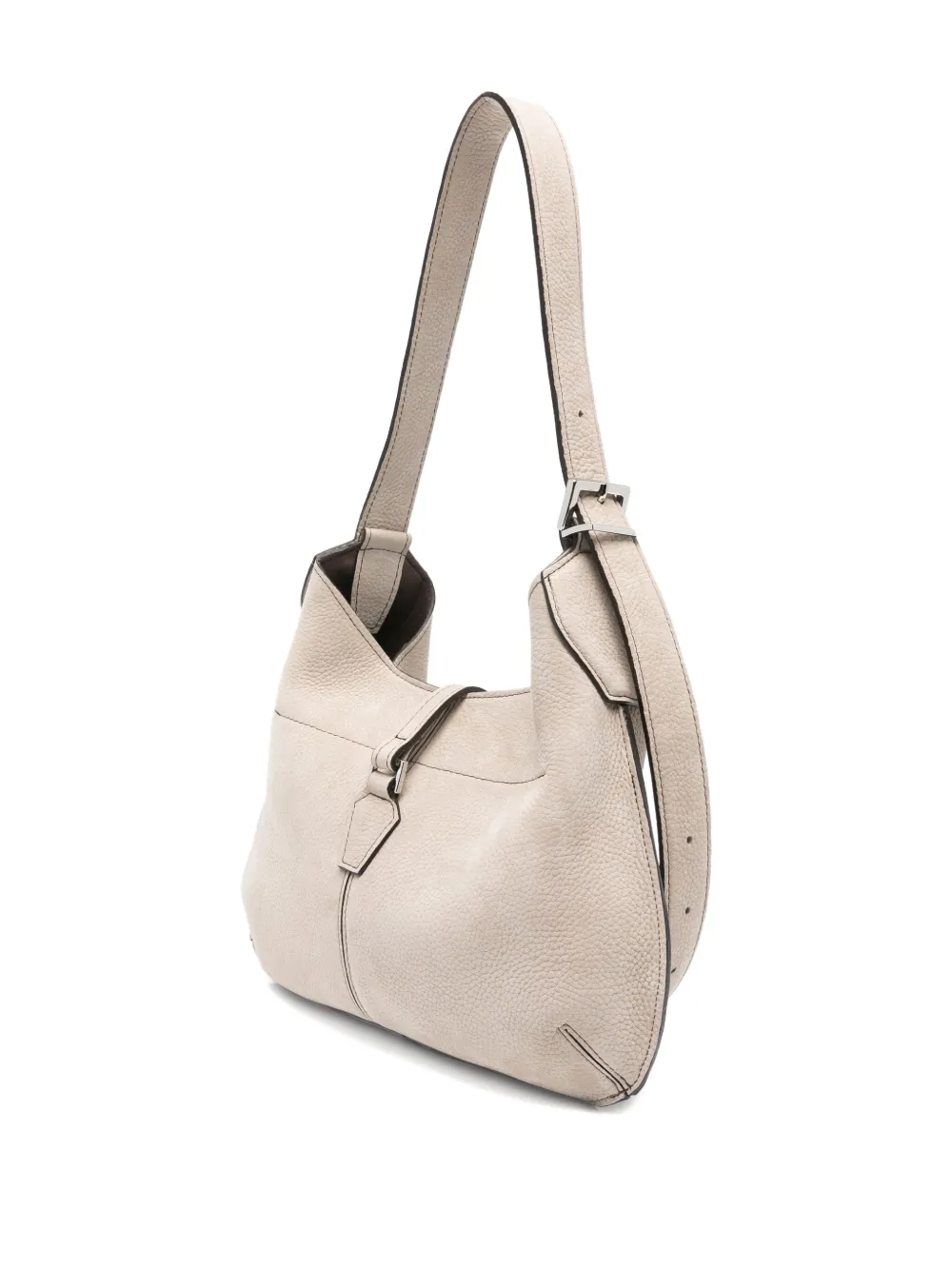Hags Leather Shoulder Bag In Neutral