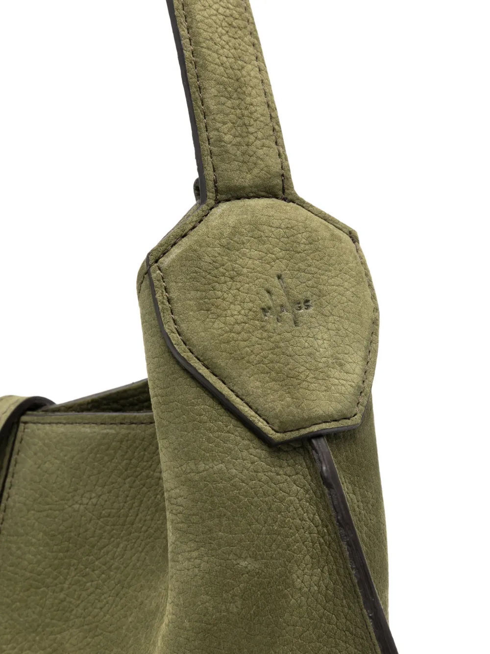 Hags Leather Shoulder Bag In Green