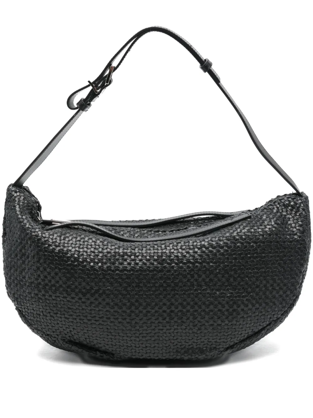 Hags Woven Shoulder Bag In Black