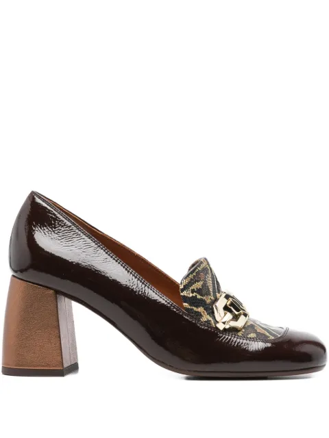 Chie Mihara 85mm chain-detail pumps