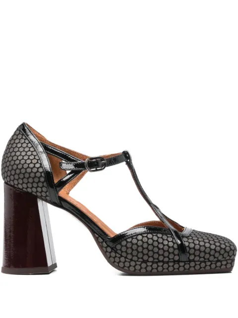 Chie Mihara 75mm T-strap block-heel pumps