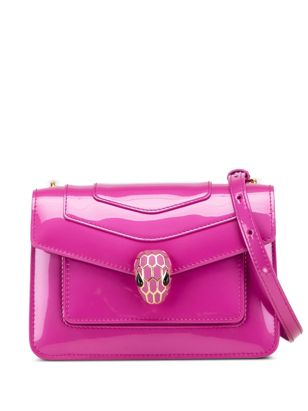 Bvlgari Pre-Owned 2000-2025 Patent Serpenti Forever crossbody bag - Bvlgari Pre-Owned 2000-2025 Patent Serpenti Forever crossbody bag -