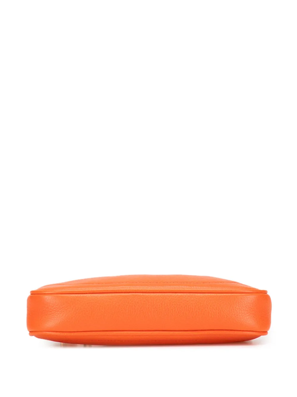 Pre-owned Gucci 2016-2025 Mini Leather Aphrodite Shoulder Bag In Orange