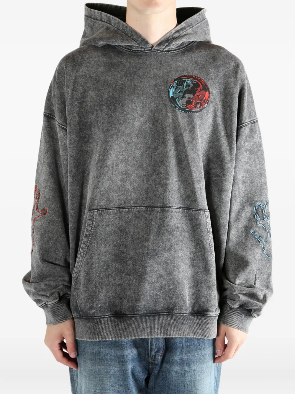 D-R-G-N Counter embroidered hoodie | Hoodies | Image 2