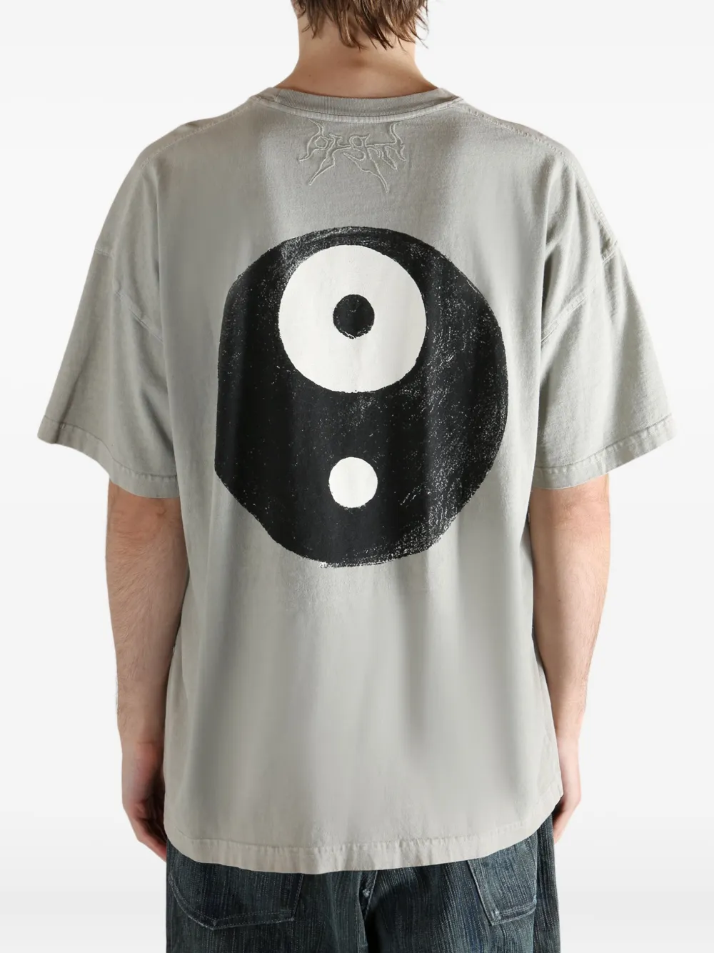 D-r-g-n Graphic-print T-shirt In Gray