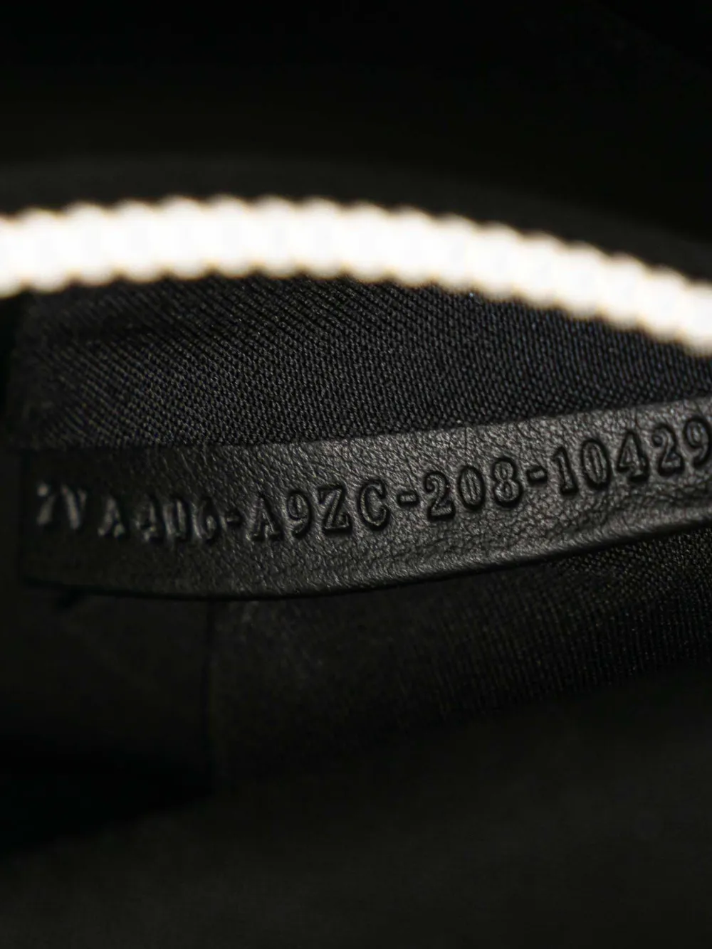 Pre-owned Fendi 2010-2025 Medium Zucca Embossed Leather Peekaboo Iconic Business Bag In Black