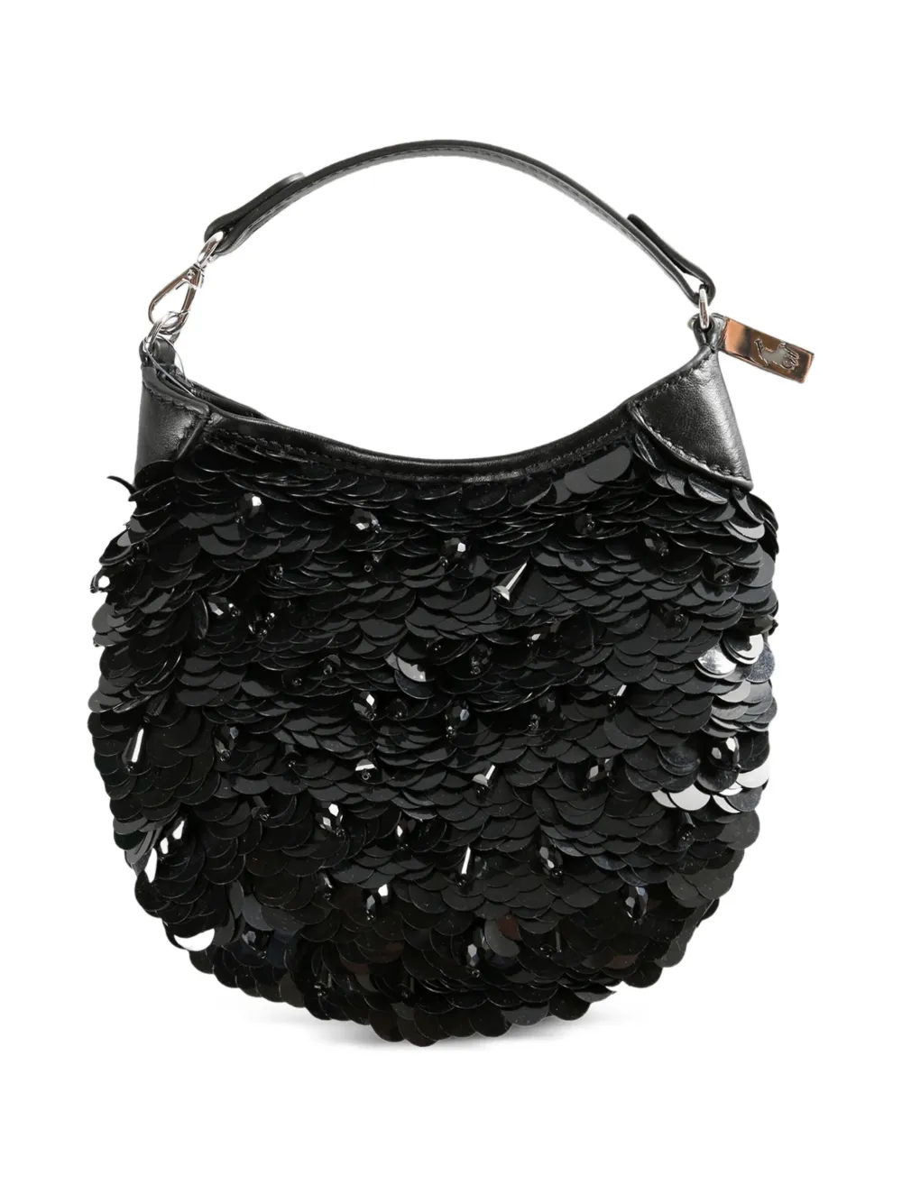 Polo Ralph Lauren Polo ID kleine shopper verfraaid met pailletten Zwart