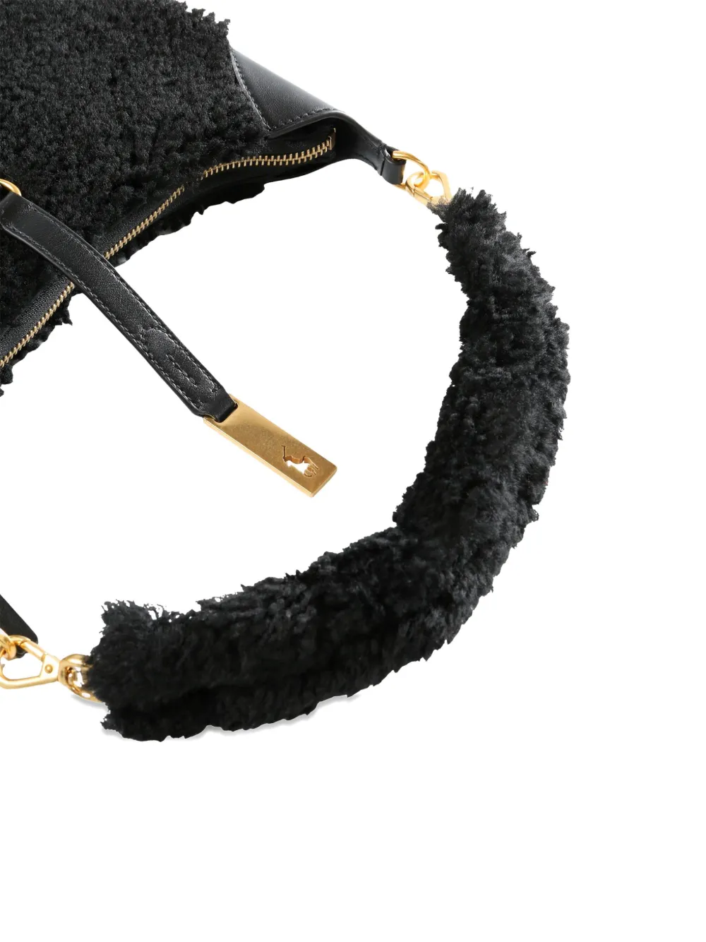 Polo Ralph Lauren Vachetta Ld Small Top Handle Bag In Black