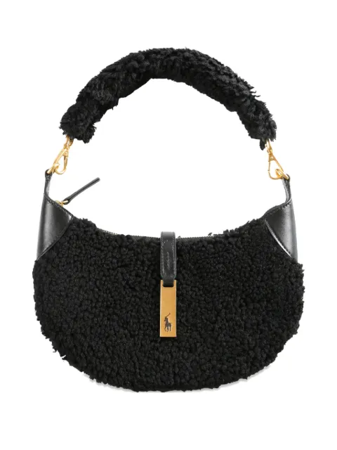 Polo Ralph Lauren small Polo ID shearling tote bag