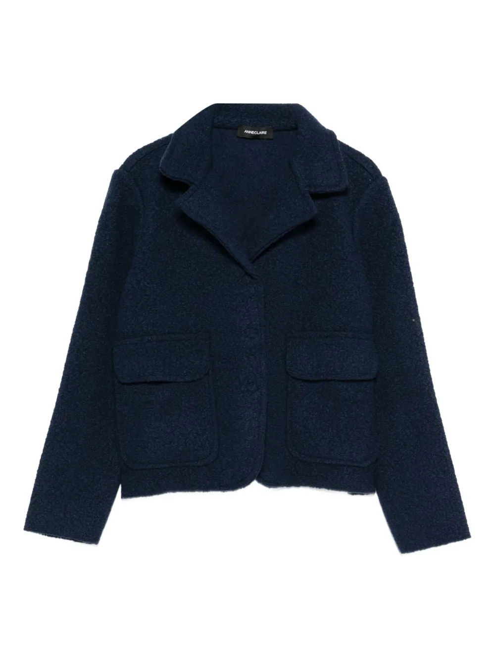 anne claire notched-lapel jacket | Blue | Image 1