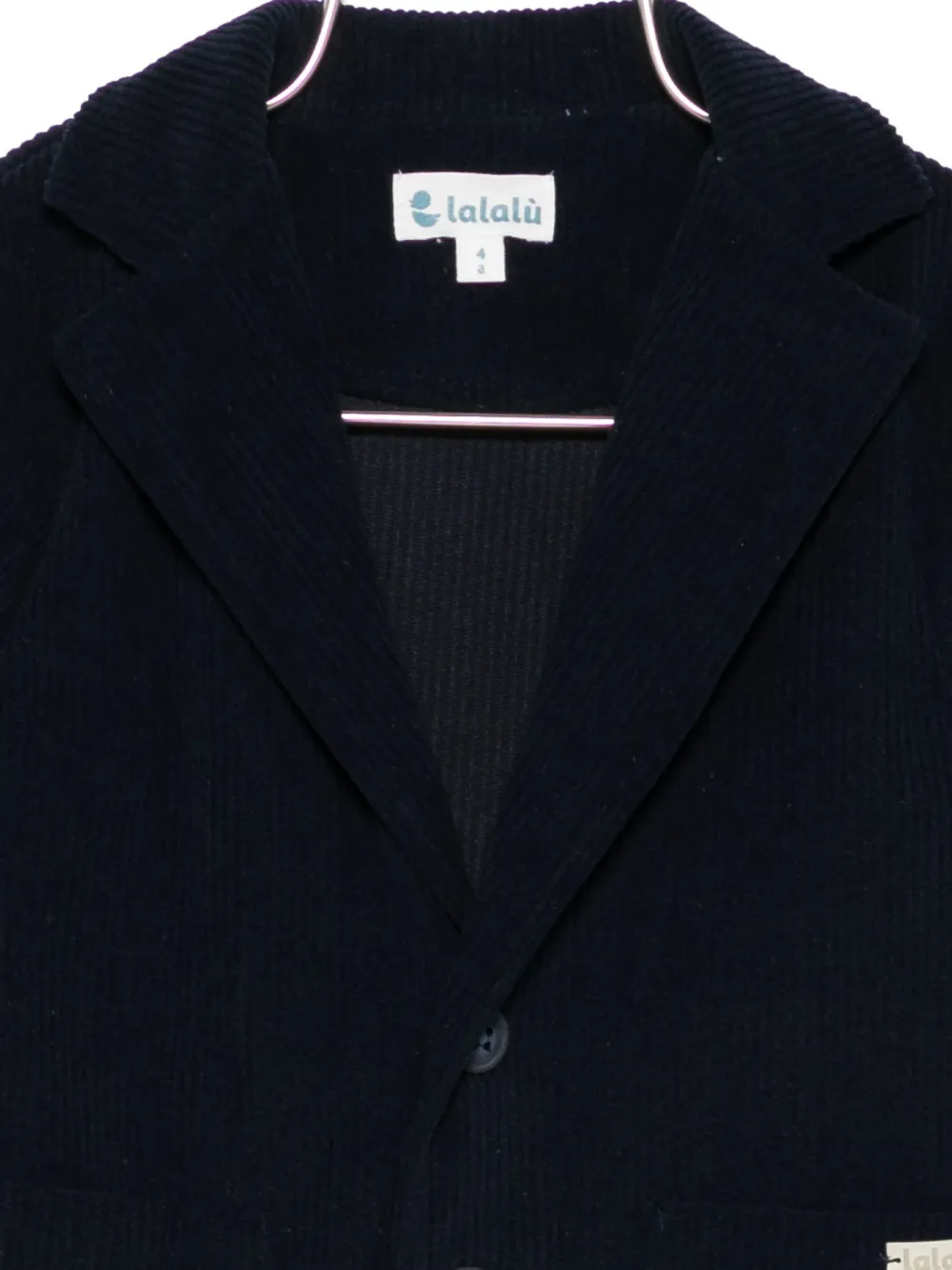 Lalalù Corduroy Blazer In Blue