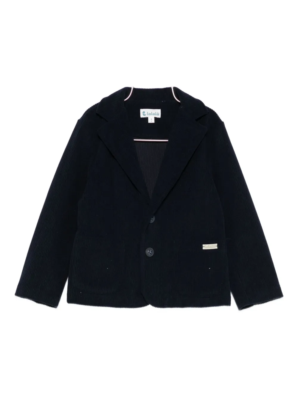 Lalalù Corduroy Blazer In Blue