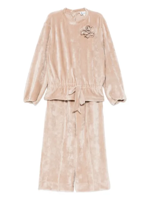 LALALU velvet tracksuit