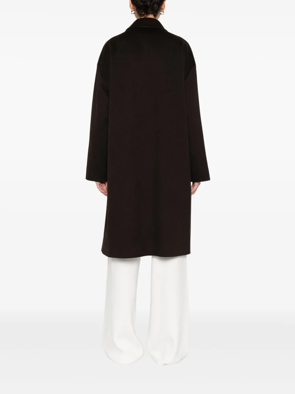 Alberto Biani Jas met enkele rij knopen Bruin