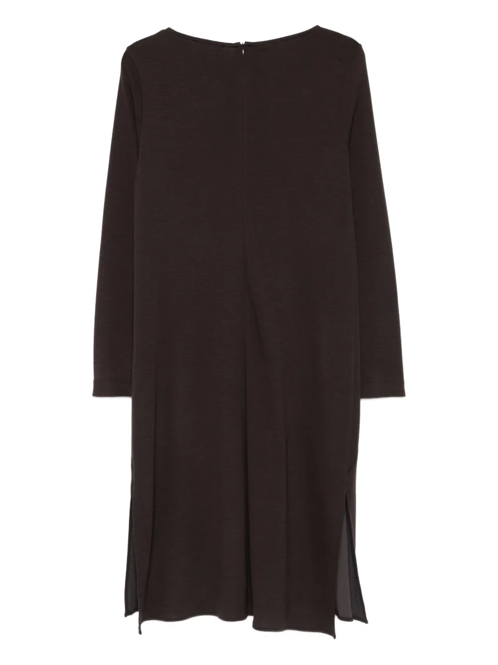 Antonelli Midi-jurk met boothals - Bruin