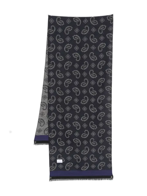 Manuel Ritz paisley-jacquard scarf