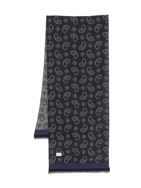 Manuel Ritz paisley-jacquard scarf