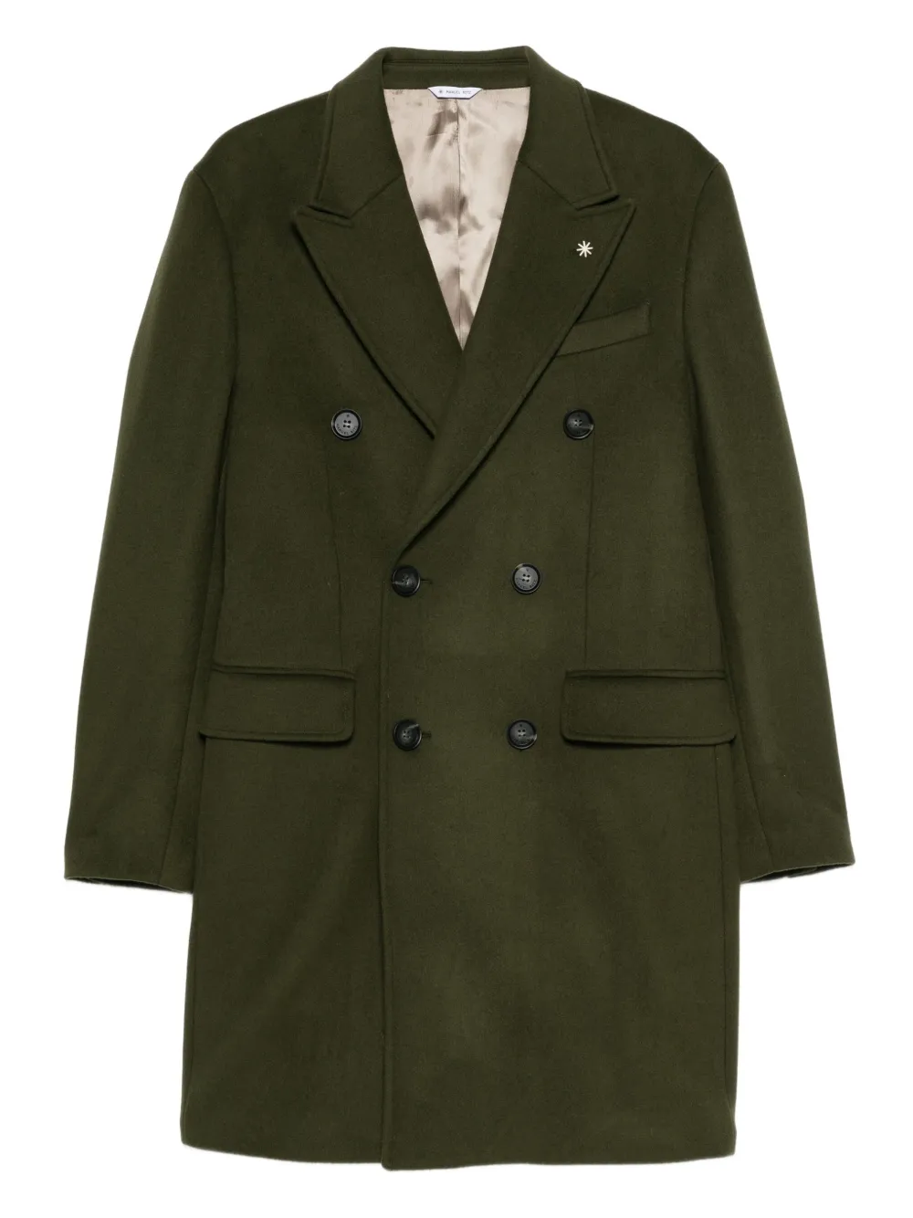 Manuel Ritz double-breasted coat | Green | Image 1