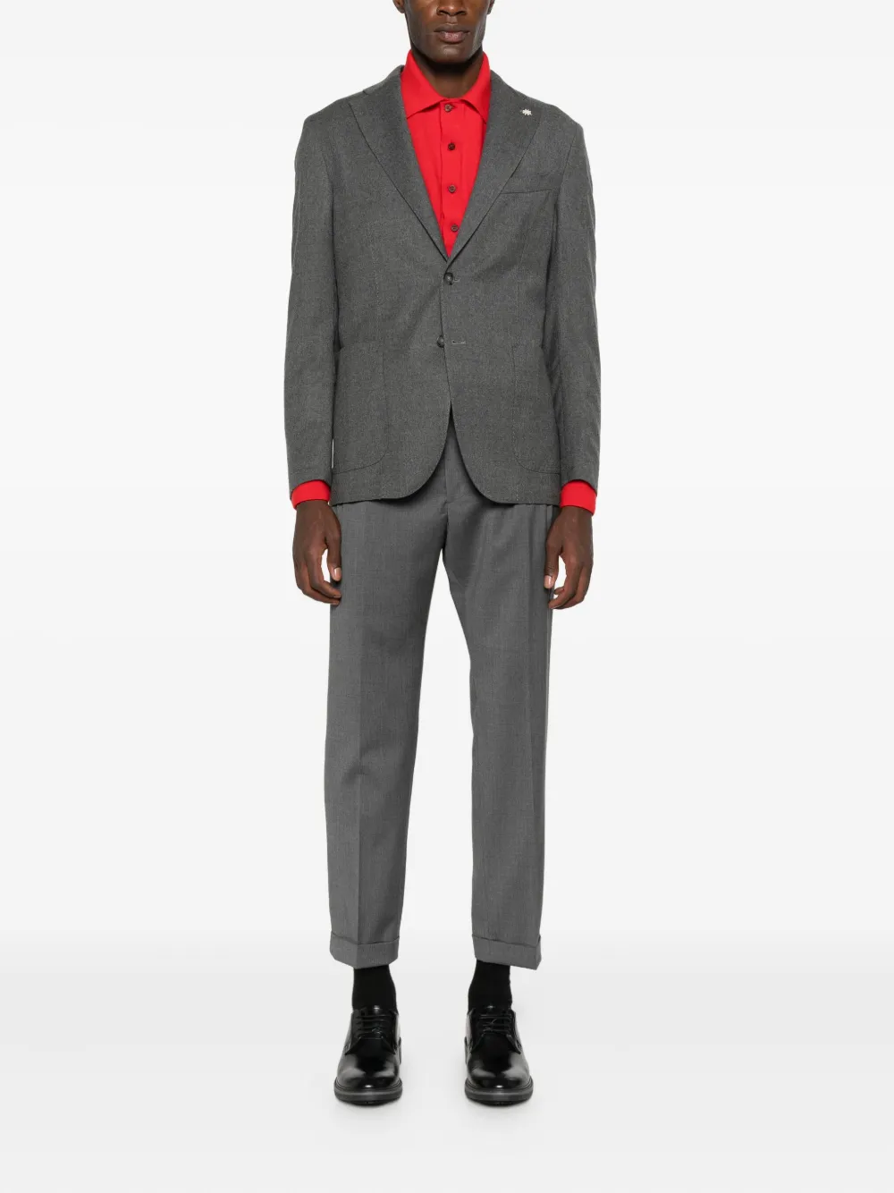 Manuel Ritz pleated trousers - Grijs