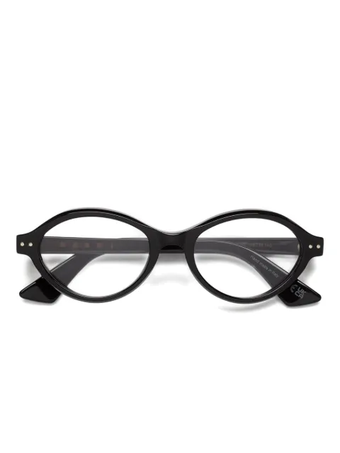 Marni Eyewear lentes con armazón ovalada