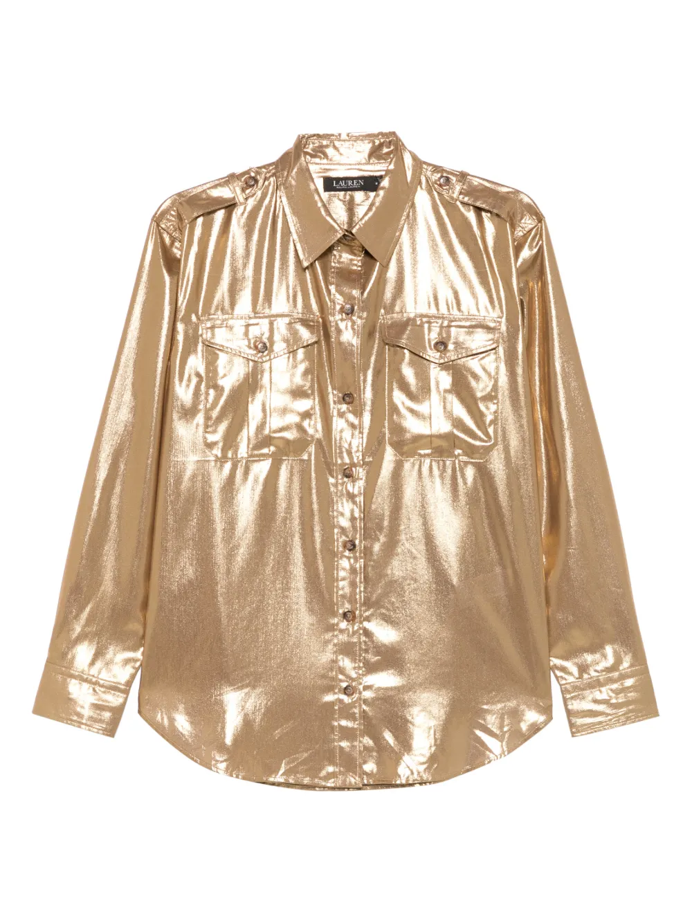 Lauren Ralph Lauren Camicia con taschino - Oro