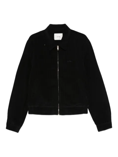 Arte Antwerp zip-up corduroy jacket