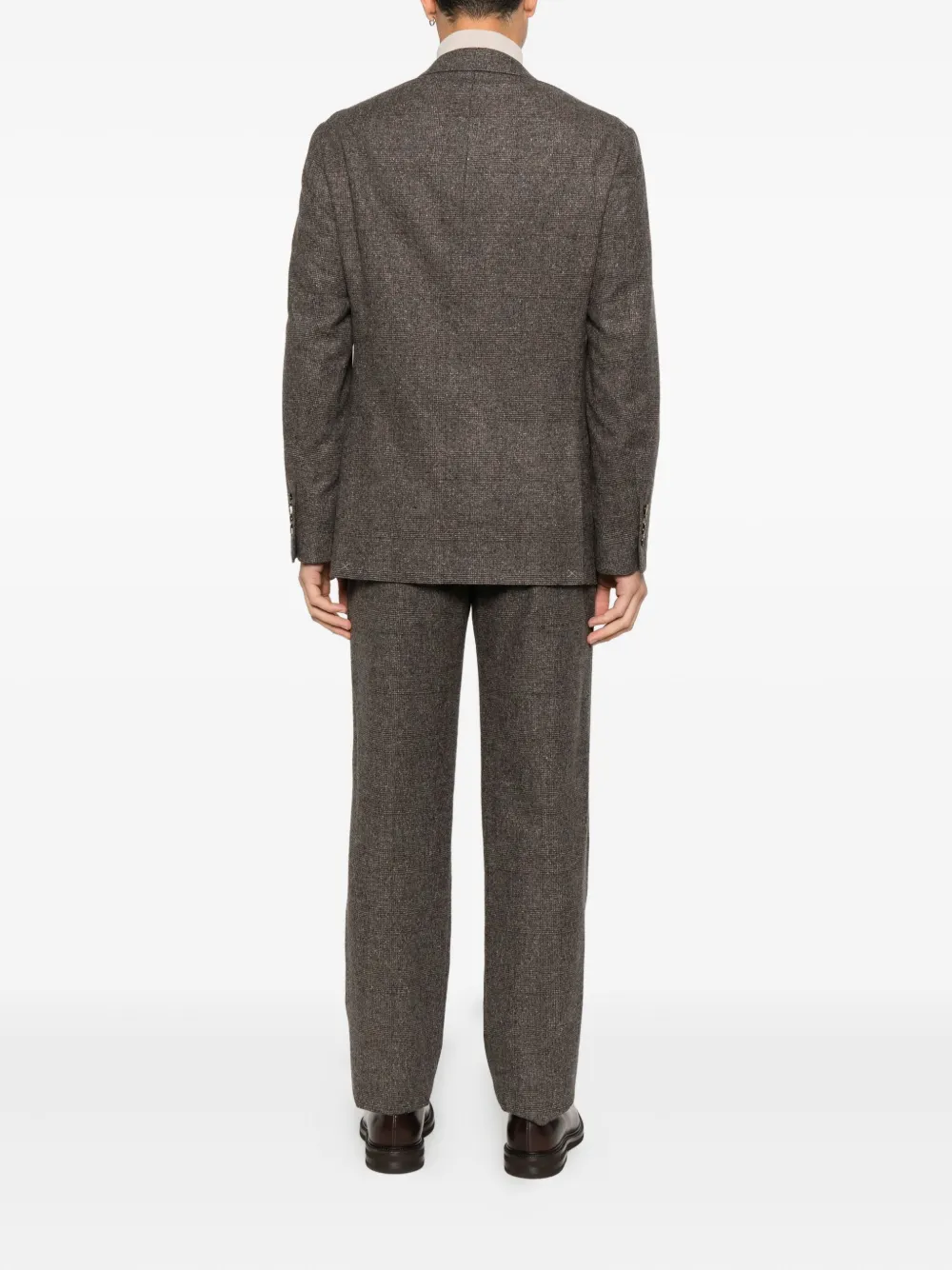 Brunello Cucinelli Pak met twee knopen en zak Bruin