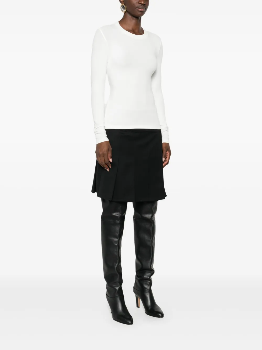  Eleh Bow-embellished Jumper - White 