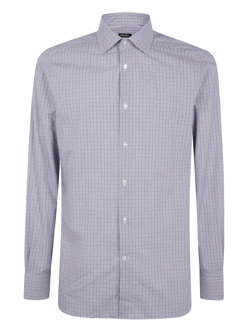 Zegna camisa con cuadros estampados | azul | Image 1