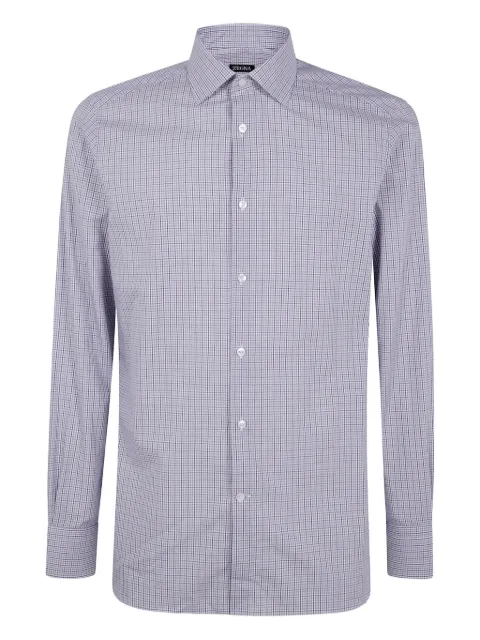 Zegna checked shirt