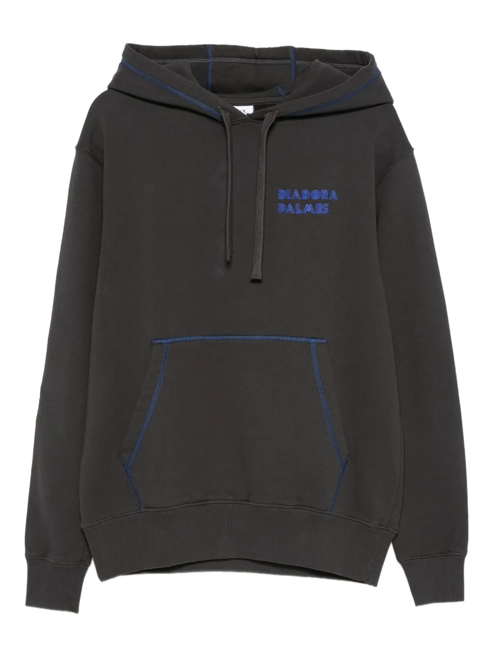 Diadora logo-embroidered hoodie | Black | Image 1