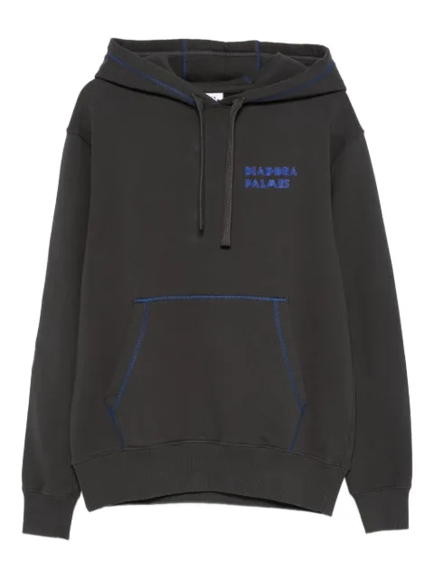 Diadora logo-embroidered hoodie