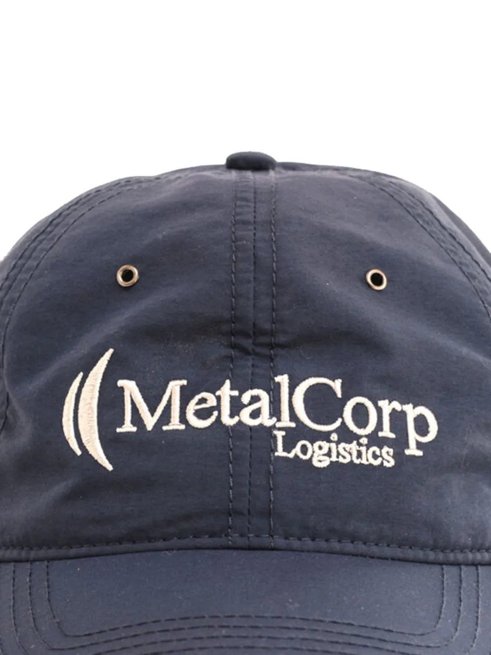Metalwood Studio logo-motif baseball cap - Blauw